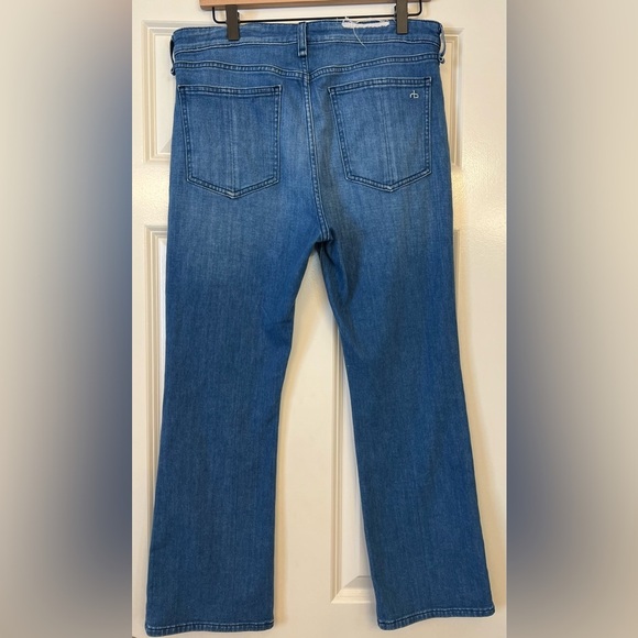 Rag & Bone Nina High Rise Ankle Flare in Poppy Size 31 - Picture 2 of 12